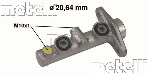Brake Master Cylinder - 05-0497 METELLI