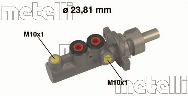 Brake Master Cylinder - 05-0544 METELLI