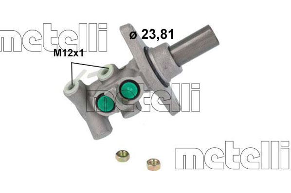 Brake Master Cylinder - 05-0545 METELLI