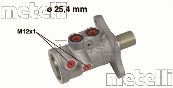 Brake Master Cylinder - 05-0557 METELLI