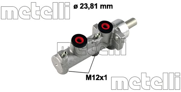 Cilindro maestro del freno - 05-0600 METELLI
