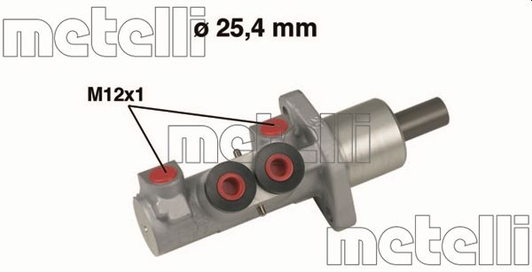 Brake Master Cylinder - 05-0606 METELLI