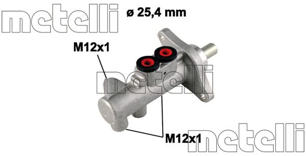 Brake Master Cylinder - 05-0609 METELLI