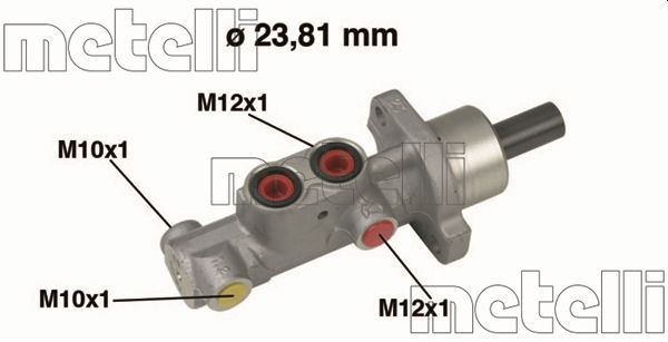 Brake Master Cylinder - 05-0631 METELLI
