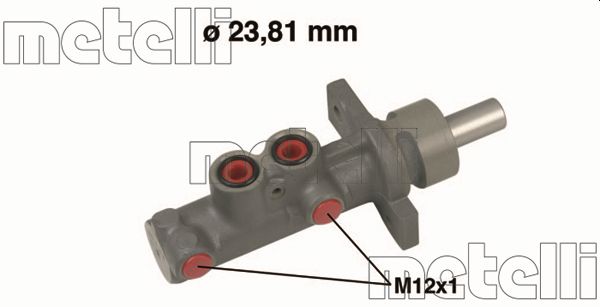 Brake Master Cylinder - 05-0635 METELLI