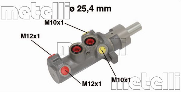 Главный тормозной цилиндр - 05-0641 METELLI