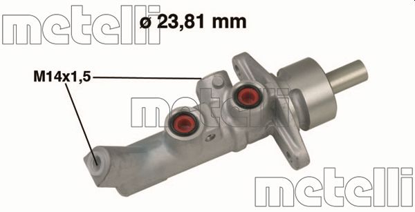 Cilindro maestro del freno - 05-0648 METELLI