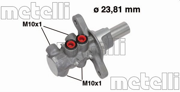 Brake Master Cylinder - 05-0678 METELLI