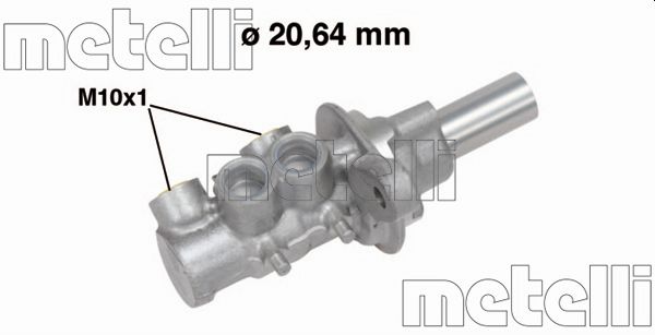 Cilindro maestro del freno - 05-0691 METELLI