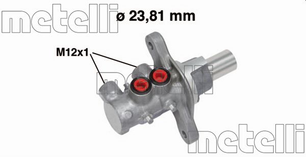 Cilindro maestro del freno - 05-0700 METELLI