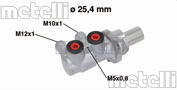 Brake Master Cylinder - 05-0717 METELLI