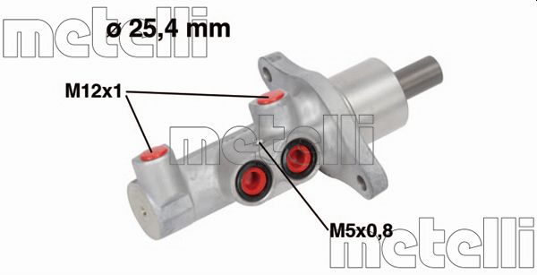 Brake Master Cylinder - 05-0718 METELLI