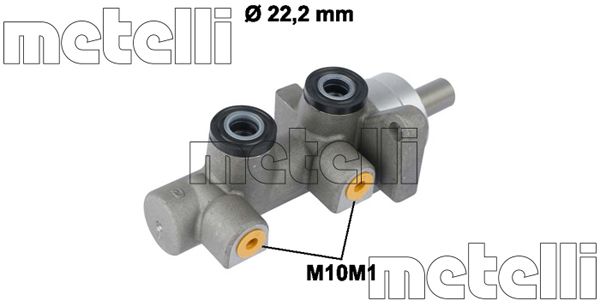 Hauptbremszylinder - 05-0722 METELLI