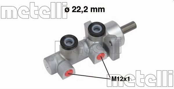 Brake Master Cylinder - 05-0723 METELLI