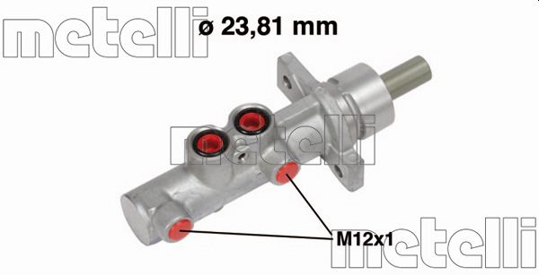 Brake Master Cylinder - 05-0738 METELLI