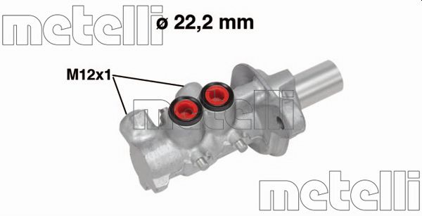 Brake Master Cylinder - 05-0757 METELLI