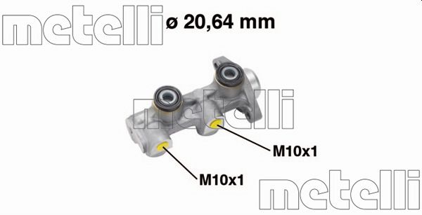Brake Master Cylinder - 05-0760 METELLI