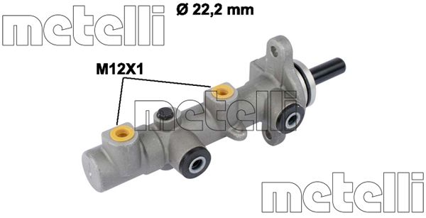 Brake Master Cylinder - 05-0825 METELLI