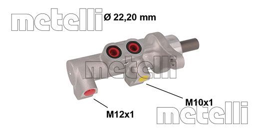 Brake Master Cylinder - 05-0847 METELLI
