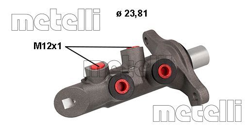 Brake Master Cylinder - 05-0876 METELLI