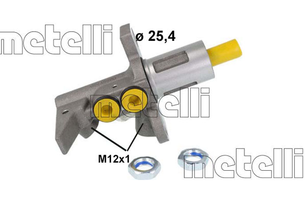 Cilindro maestro del freno - 05-0889 METELLI
