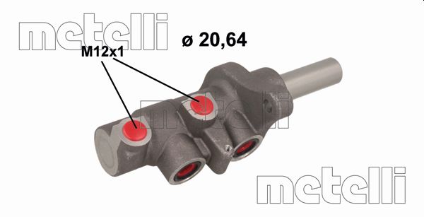 Brake Master Cylinder - 05-1132 METELLI