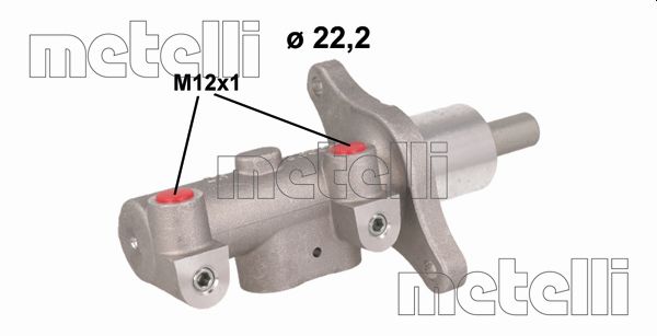 Brake Master Cylinder - 05-1138 METELLI