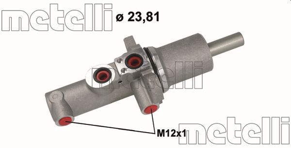 Cilindro maestro del freno - 05-1145 METELLI