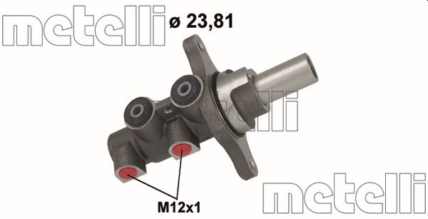 Cilindro maestro del freno - 05-1154 METELLI