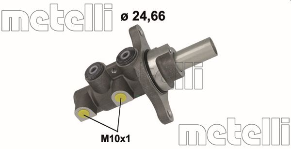 Cilindro maestro del freno - 05-1155 METELLI