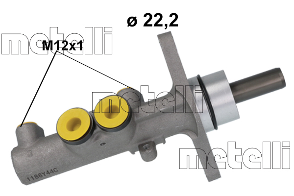 Brake Master Cylinder - 05-1186 METELLI