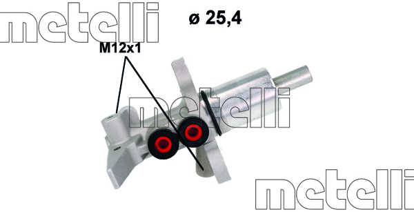 Cilindro maestro del freno - 05-1195 METELLI