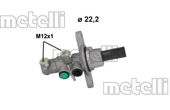 Hauptbremszylinder - 05-1201 METELLI