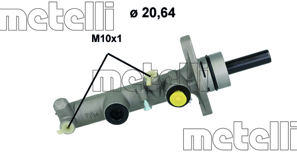 Brake Master Cylinder - 05-1206 METELLI