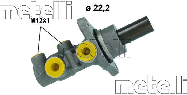 Brake Master Cylinder - 05-1219 METELLI