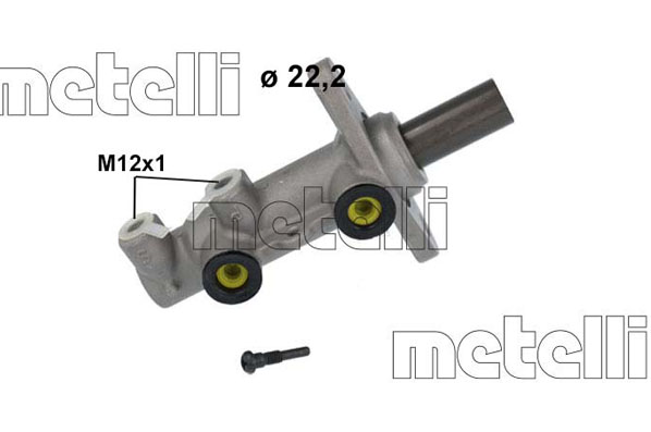 Brake Master Cylinder - 05-1236 METELLI
