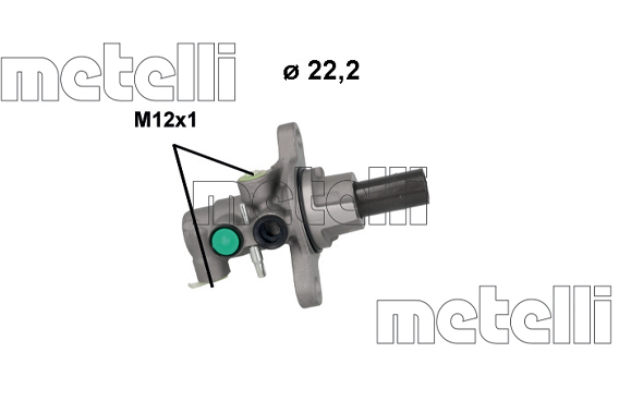 Cilindro maestro del freno - 05-1238 METELLI
