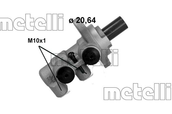 Brake Master Cylinder - 05-1240 METELLI