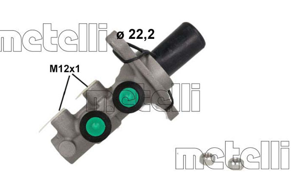 Cilindro maestro del freno - 05-1249 METELLI