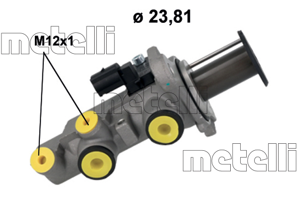 Cilindro maestro del freno - 05-1250 METELLI