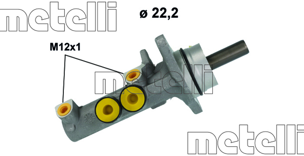Brake Master Cylinder - 05-1258 METELLI