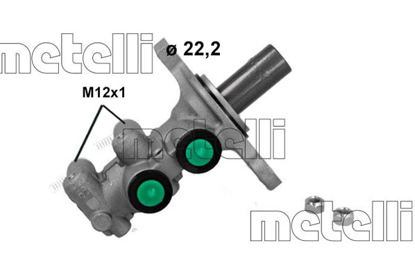 Brake Master Cylinder - 05-1262 METELLI