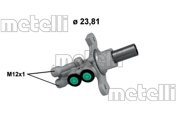 Brake Master Cylinder - 05-1271 METELLI