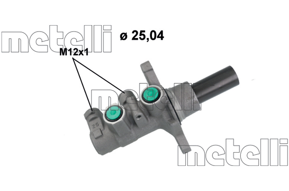 Brake Master Cylinder - 05-1272 METELLI