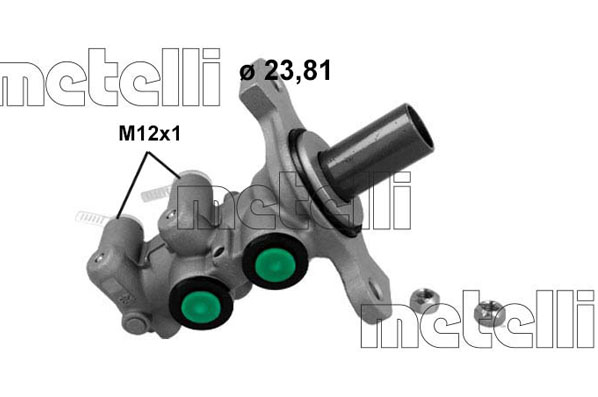 Brake Master Cylinder - 05-1273 METELLI