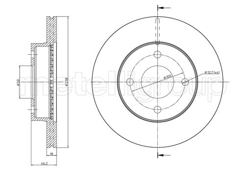 Discofreno - 23-0850 METELLI