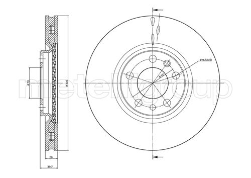 Discofreno - 23-0861C METELLI