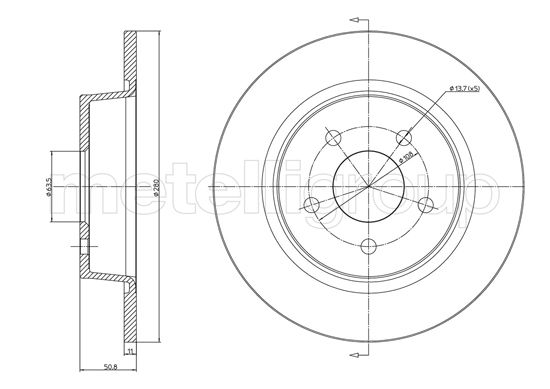 Discofreno - 23-1251C METELLI