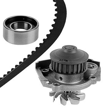 Pompa acqua + Kit cinghie dentate - 30-0739-2 METELLI