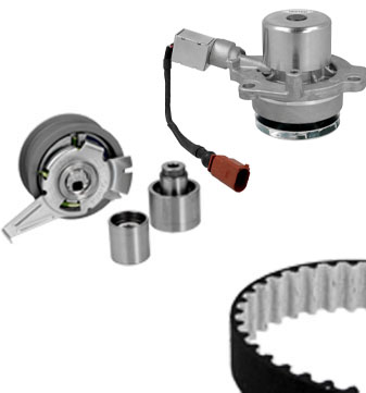 Pompa acqua + Kit cinghie dentate - 30-1360-3 METELLI
